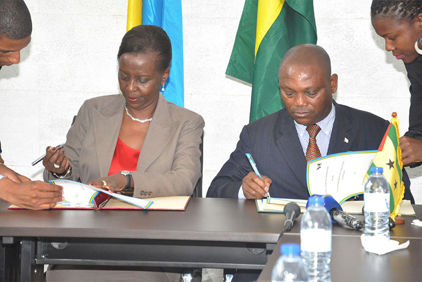 Rwanda's Foreign Affairs Minister Mushikiwabo and her counterpart, Urbino Botelho, signed two agreements: one on political and diplomatic consultations and another on expanded coop....