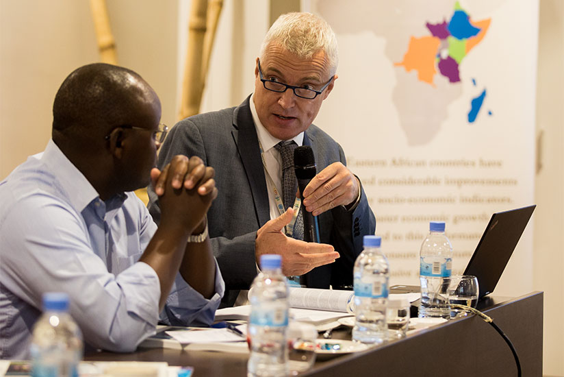 Andrew Mold says there are indeed a lot of promising developments across the region that could potentially facilitate greater industrial and manufacturing production. / Faustin Niyigena