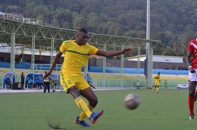 AS Kigali striker and top scorer Emmanuel Sebanani will be looking to add to his tally of six league goals when they face Kiyovu on Saturday. / Sam Ngendahimana