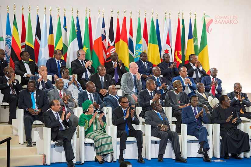 President Kagame with other dignitaries at the 27th Africa-France Summit in Bamako, Mali yesterday. The two-day summit, which ended yesterday, is a high-level platform for exchange....