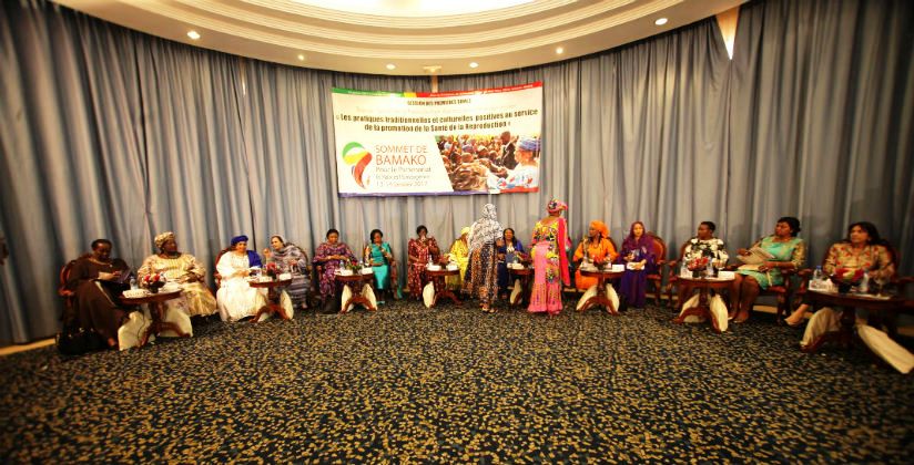First Lady Jeannette Kagame (Left) and First Ladies' from Mali, Chad, Central African Republic, Comoros, Congo (Brazzaville), Ghana, Guinea Conakry, Madagascar, Mauritania, Niger, ....