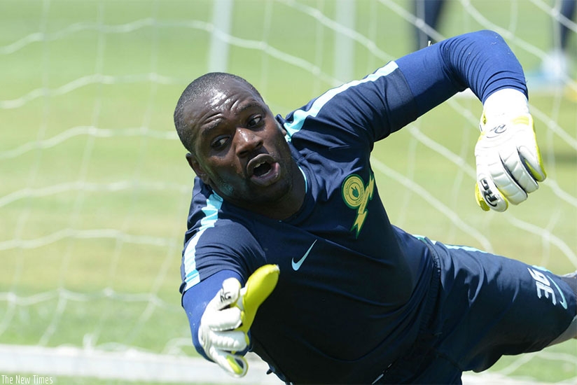 Uganda Cranes goalie Denis Onyanga is in good form. Net