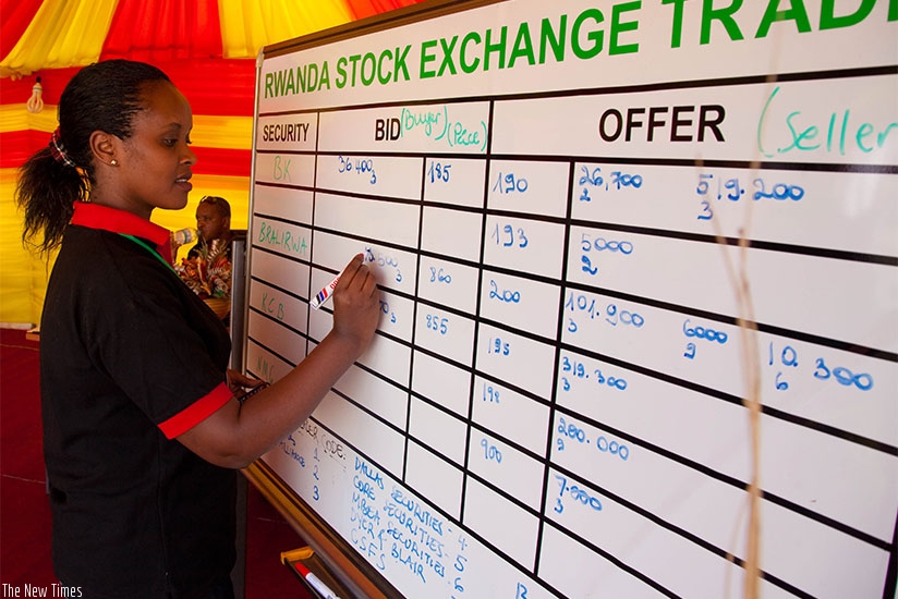 Few Rwandans save or invest through the stock market as many don't understand how it works. The Twitter session could help woo more local investors to participate on the bourse. (File)