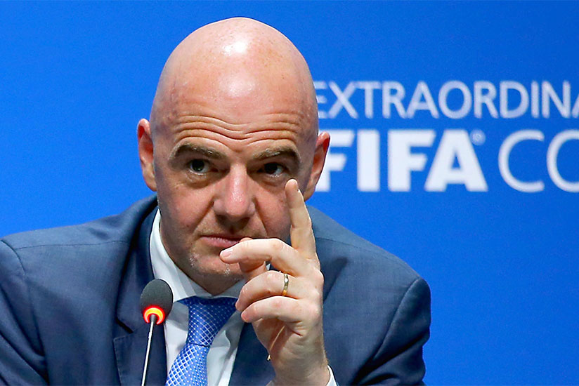 FIFA president Infantino. / Net photo