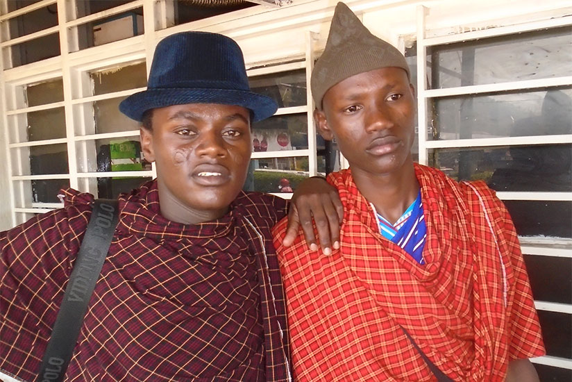 Two young Maasai men who live in Kigali. Steven Muvunyi.