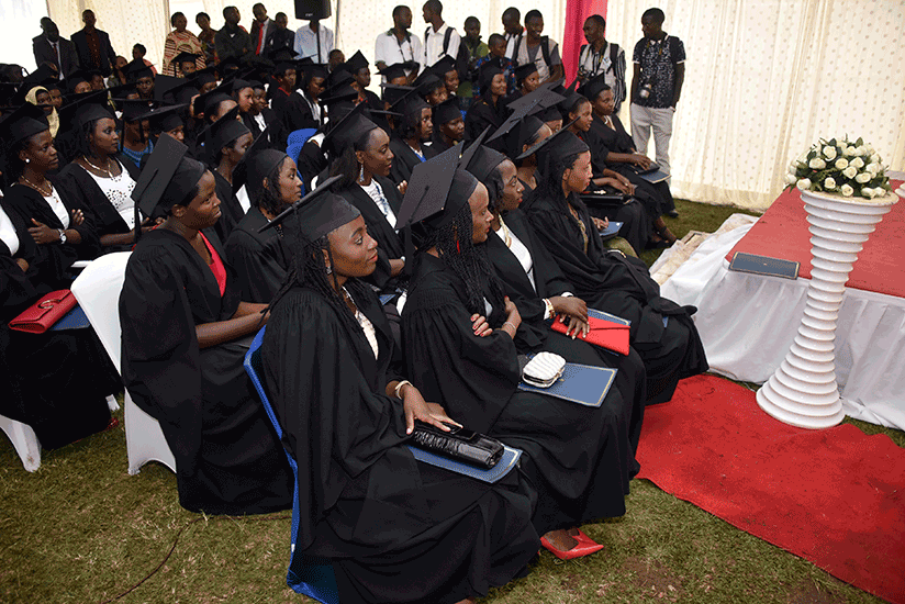 Graduates of Akilah Institute for Women at the ceremony last week. / Lydia Atieno. 