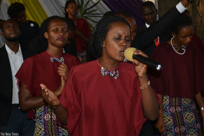 The choir delivers stunning performance on Sunday. (Photos by Frederic Byumvuhore)