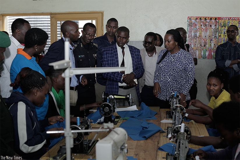 The Minister Esperance Nyirasafari at Ubumwe Community centre.rn