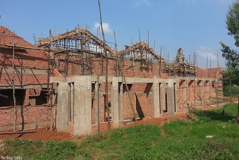 Gahani Cathedral during its construction stage. It will be opened by Rev. Welby (inbox) on Sunday. (File)