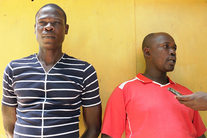 Jean Damascene Niyonzima and  Pierrot Uwihaye.