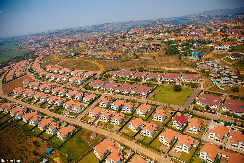 An aerial view of the Kibagabaga housing estate. File.