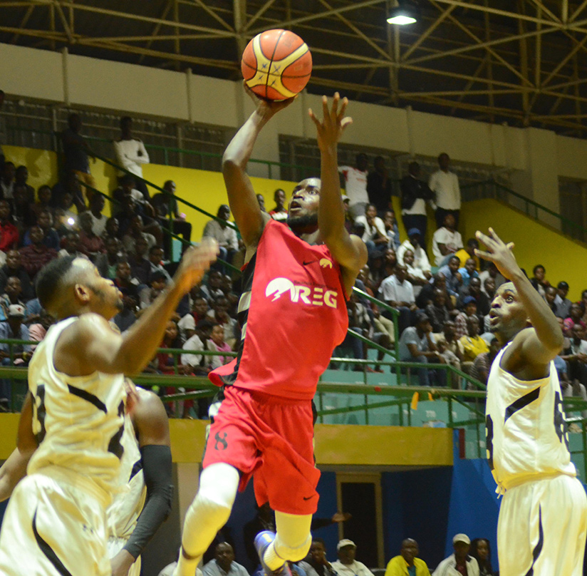 REG captain Ali Kubwimana in action against Patriots in a recent league game. / Sam Ngendahimana