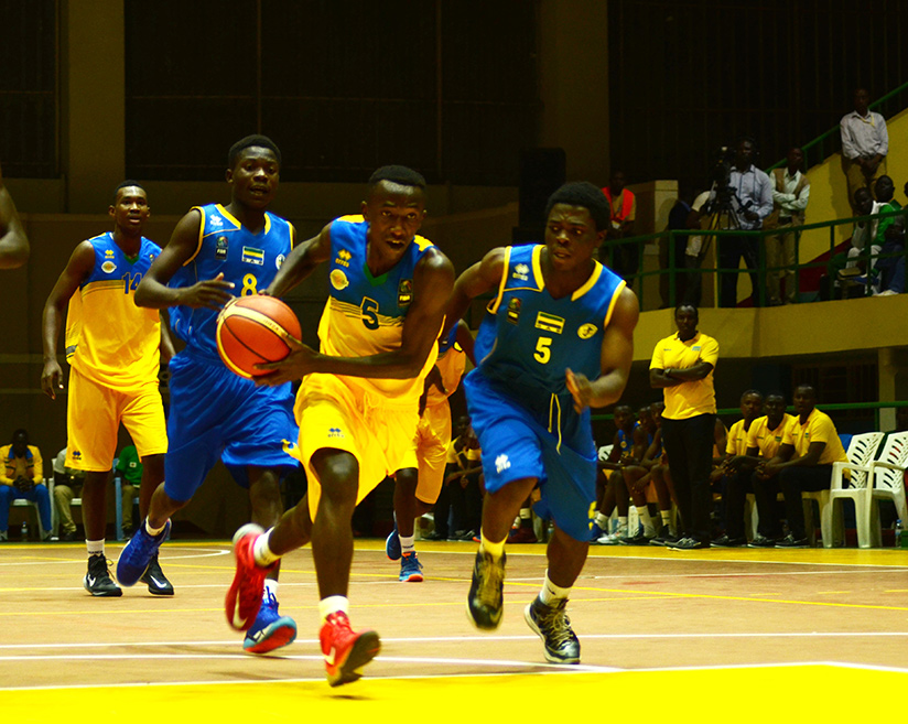 Rising star Nshobozwabyosenumukiza pictured during the FIBA U-18 Africa men's championship at Amahoro indoor stadium. / Sam Ngendahimana