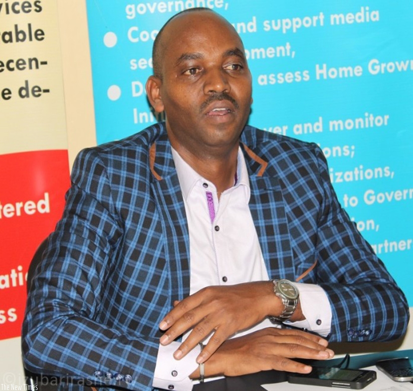 Gustave Nkurunziza, the President of Rwanda Volleyball Federation (FRVB)