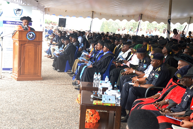 Olivier Rwamukwaya speaks at the event. (Courtesy)