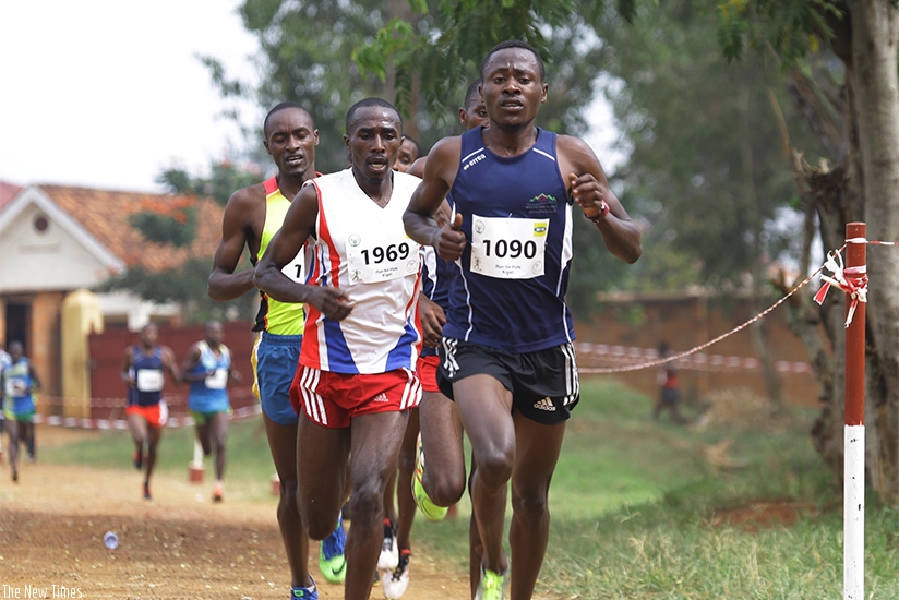 2017 national cross country championship winner James Sugira (BIB#1090) will lead the local riders at the biennal event. (Sam Ngendahimana)