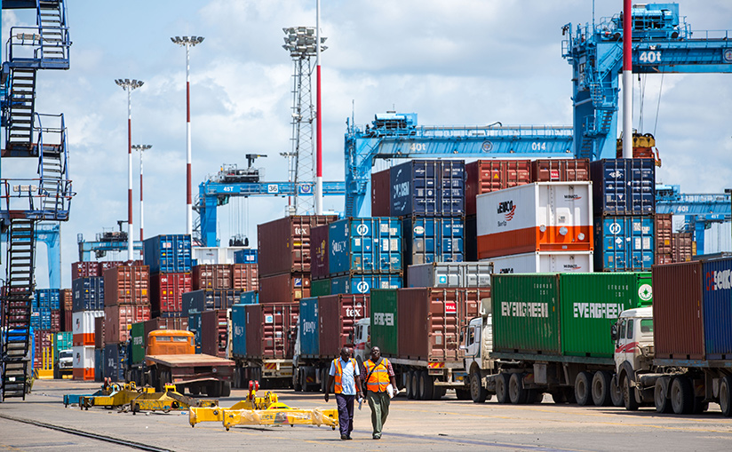 Containers at the Port of Mombasa. Net photo.