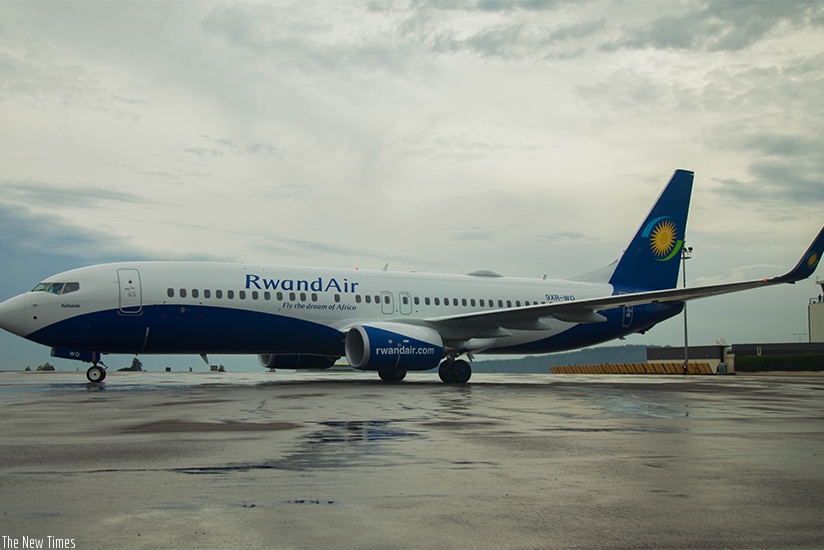  RwandAir's Boeing 737 Kalisimbi