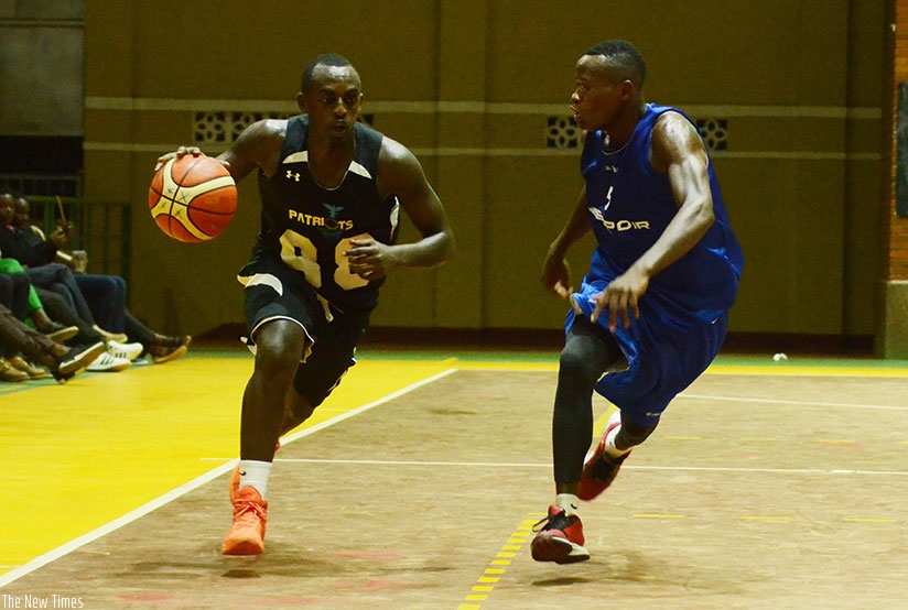 Patriot's point guard Aristide Mugabe (with ball) will captain the national team at the Africa Zone V championships in Egypt. Sam Ngendahimana.