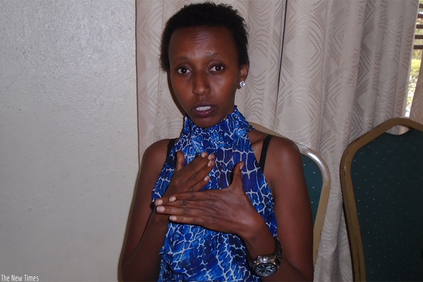 Poupoune Sesonga Kamikazi, the director of Urusaro International Women Film Festival. Photo by Eddie Nsabimana