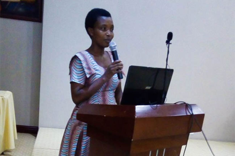 Ingabire, who had a heart surgery, testifies about cardiovascular diseases. / Nadege Imbabazi