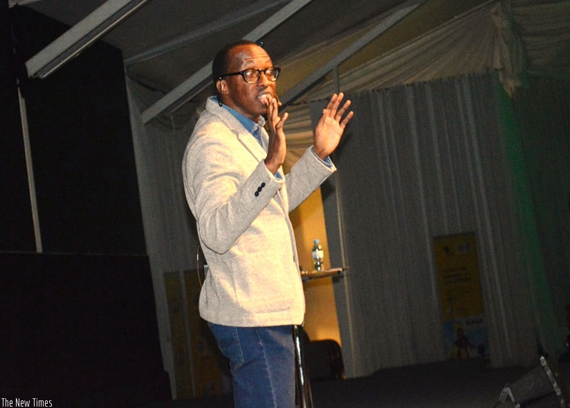 Atome in action. Eddie Nsabimana.