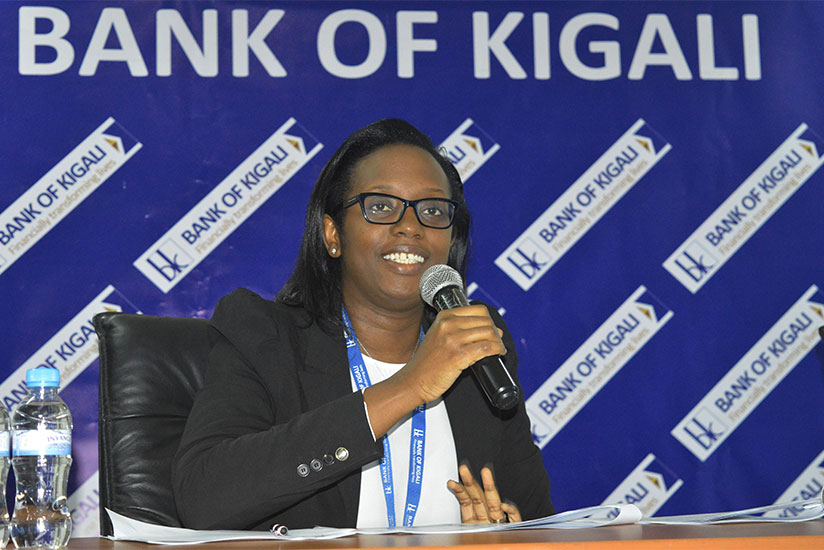 Dr Karusisi addresses the media on Tuesday. / Sam Ngendahimana