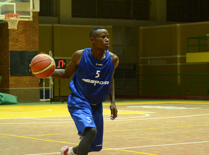 Emmanuel Iyakaremye helped Espoir to Gisembe Memorial tournament title, his first major piece of silverware. / Sam Ngendahimana