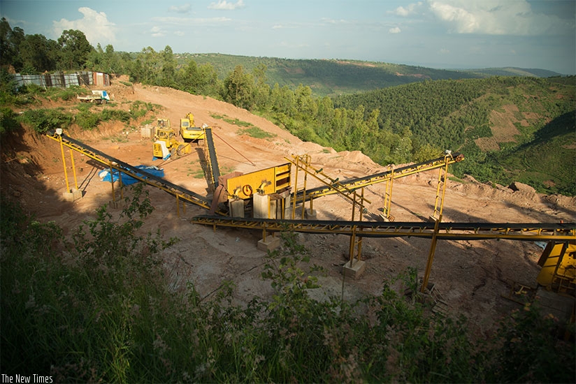 The new stone crashing plant in Rwamagana is supported by BDF. / Timothy Kisambira.