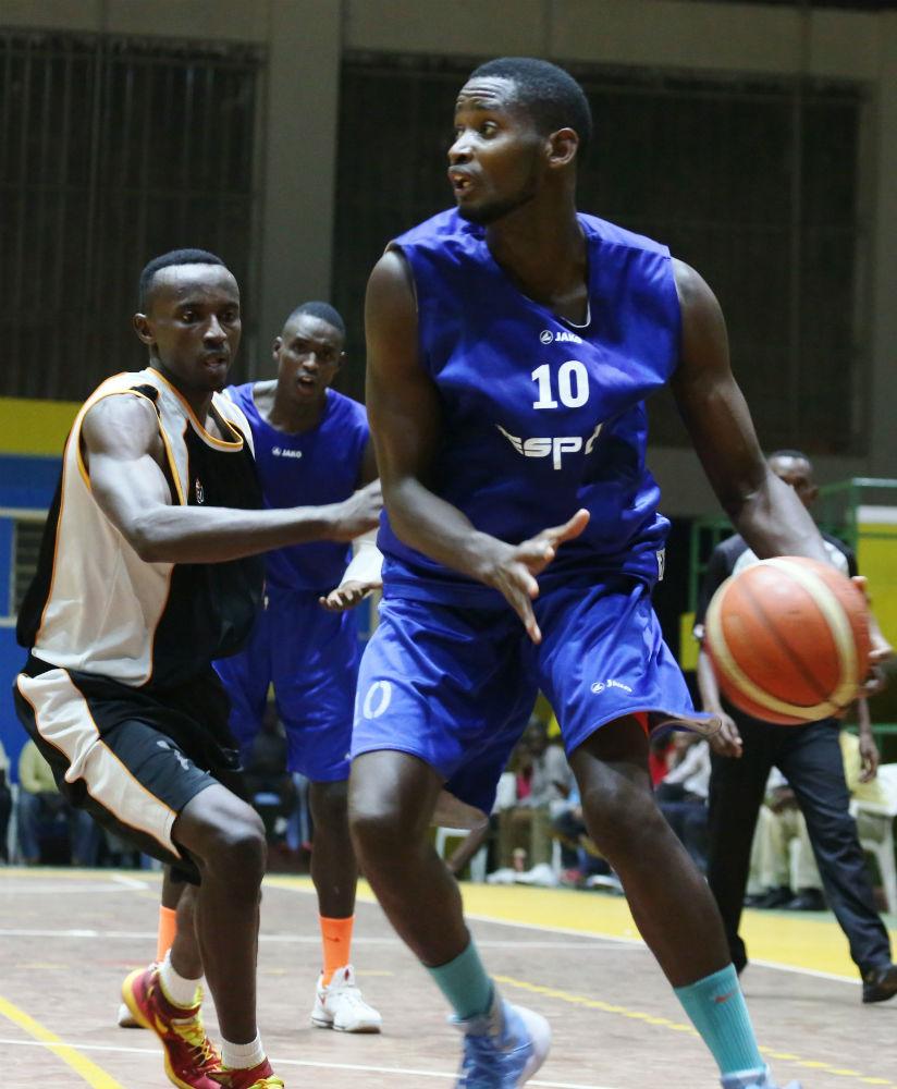 Espoir center Olivier Shyaka scored a team high 22 points in Rwanda's 71-83 loss to Egypt on Tuesday. / Sam Ngendahimana