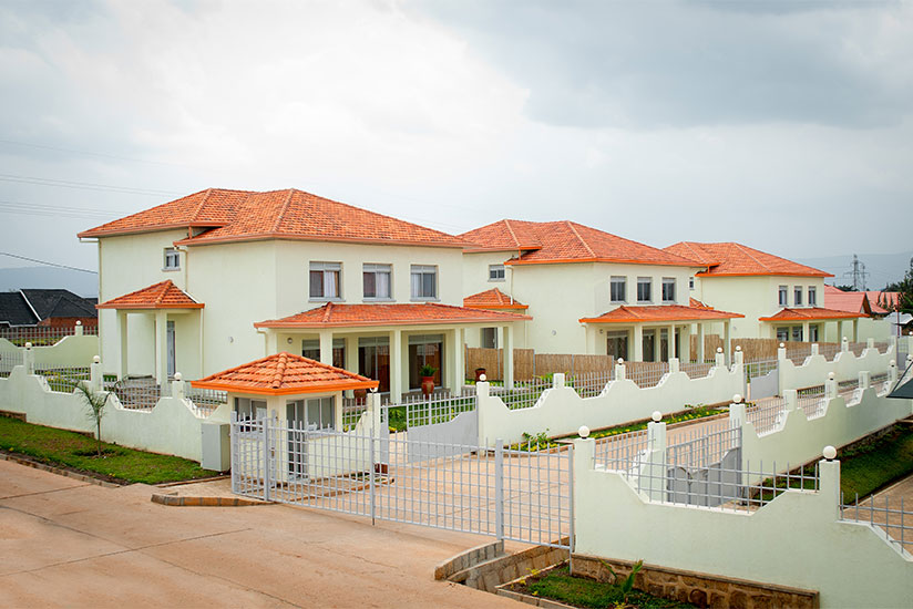 A housing estate in Kibagabaga. The Government and Development Bank of Rwanda are planning a project of constructing affordable houses for civil servants.