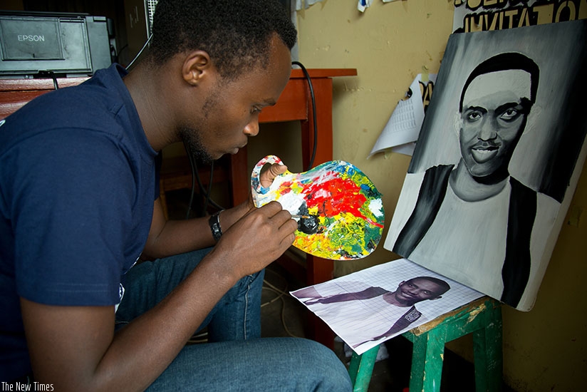 The young entrepreneur was inspired a desire to contribute to job-creation.  / Timothy Kisambira.   