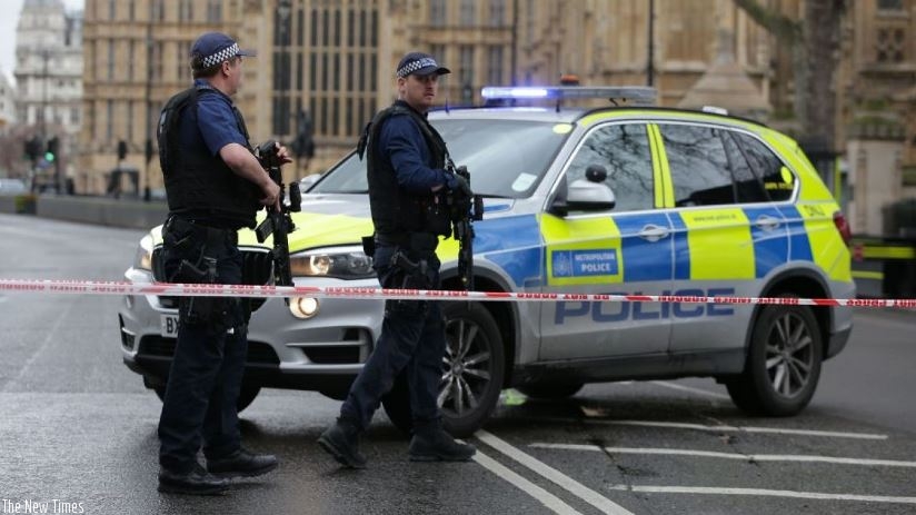 A policeman was stabbed inside the British parliament