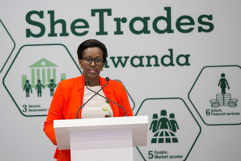 The First Lady, Mrs Jeannette Kagame.