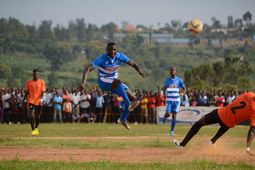 Malian striker Tidiane Konu00e9 scored the only goal as Rayon Sports beat Bugesera FC 1-0 on Wednesday to go five points clear at the top. Courtesy.