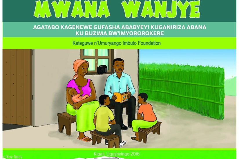 The cover of the new book launched by Imbuto Foundation. File.
