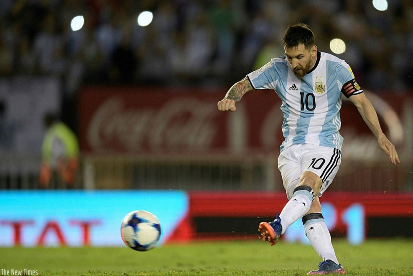 Messi slotted past Claudio Bravo to give his team the lead - 269 days after he missed in the shootout of the Copa America final. Net photo. Net photo.