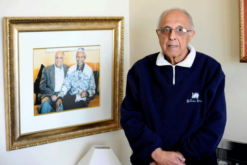 Ahmed Kathrada (pictured) was one of Nelson Mandela's closest colleagues in South Africa's long struggle against white rule. Agencies