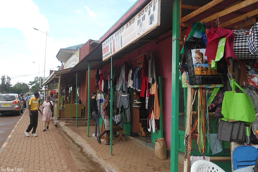 Small businesses in Nyamirambo. The majority of start-ups collapse before their first birthday. / File.