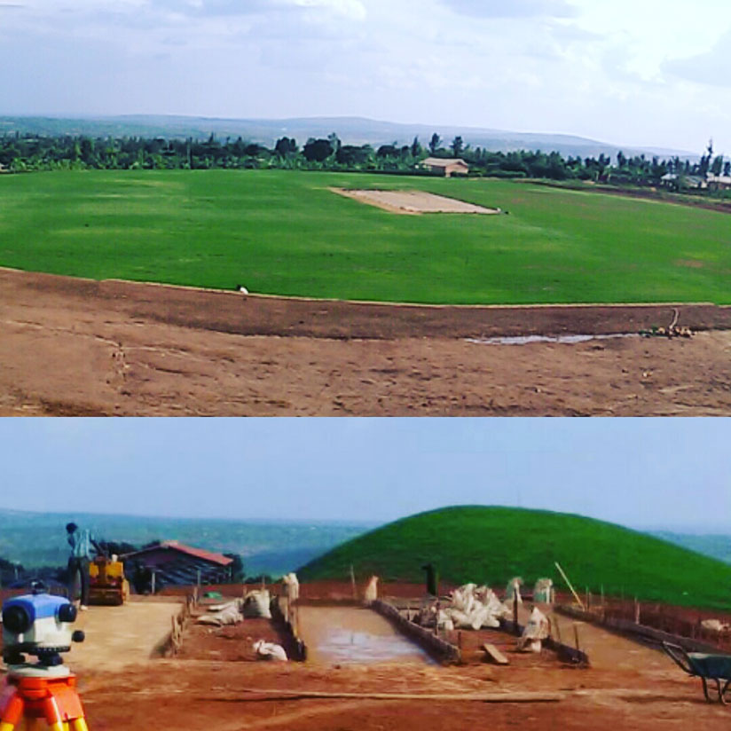 The Rwf950.2 million state-of-the-art international cricket stadium will be inaugurated in October. / Courtesy