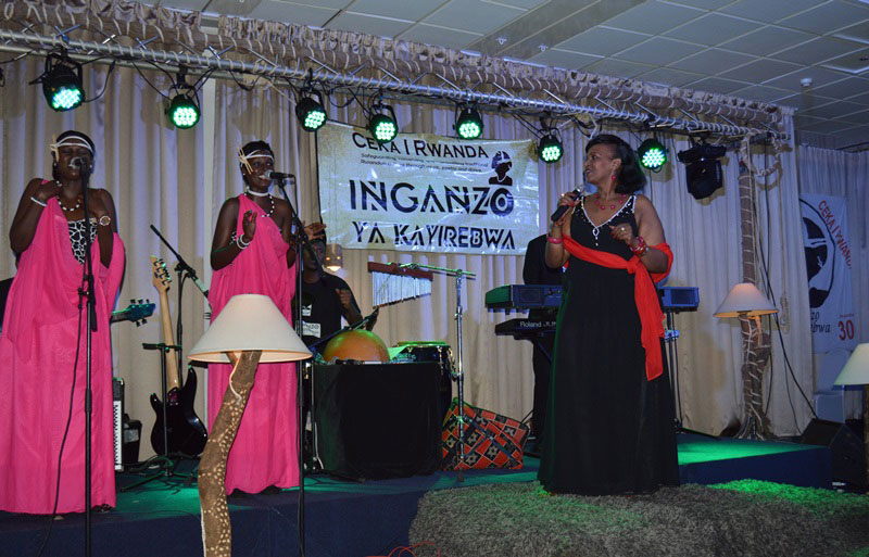 Cecile Kayirebwa and Inganzo during last year's edition. / File