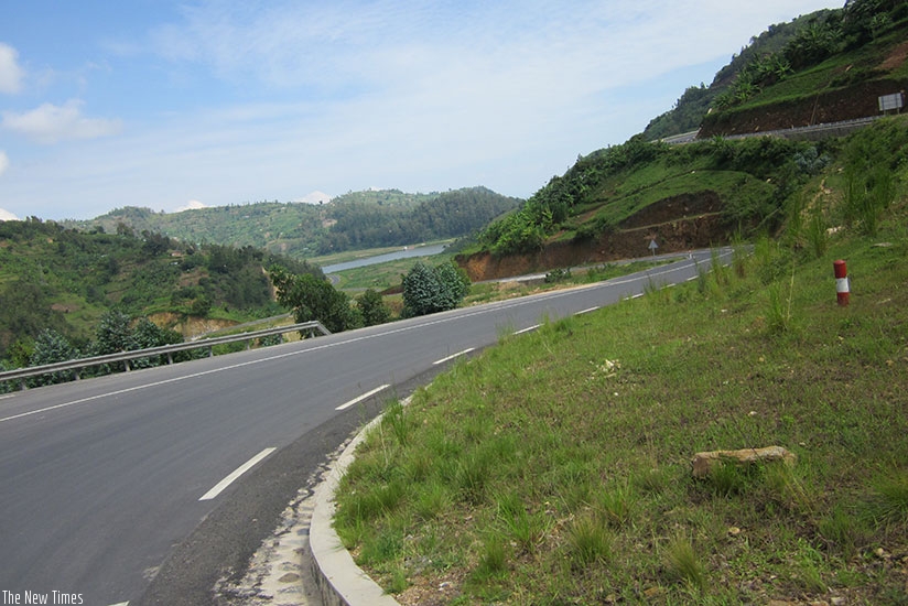 A section of the completed Kivu Belt road. Eugene Kwibuka.