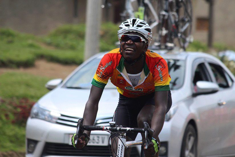 Camera Hakuzimana has vowed to reclaim his spot among the top riders in Rwanda. File photo