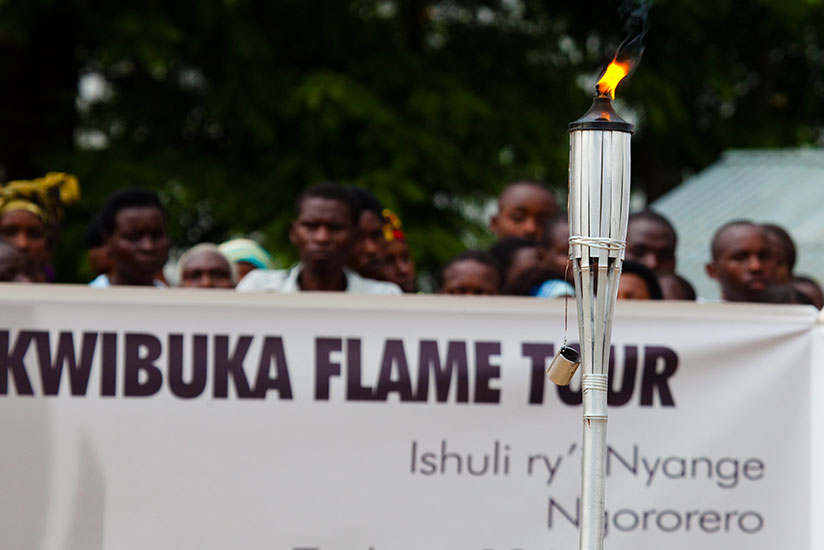 A Flame of Hope in Ngororere District during a commemoration event last year. / File