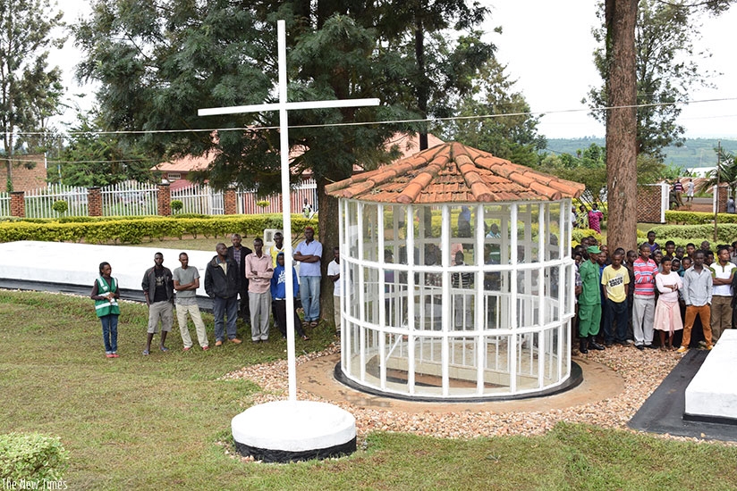 The built-on Kiziguro Abyss in the Kiziguro Memorial site ground. Kelly Rwamapera.