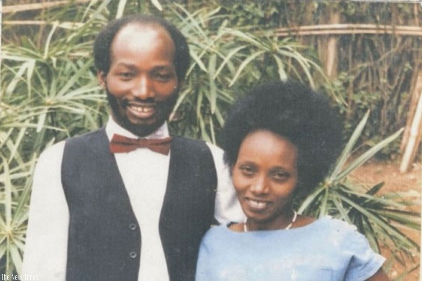 Dieudonne Bizimungu and his wife Agnes Uwimbabazi. (Net)