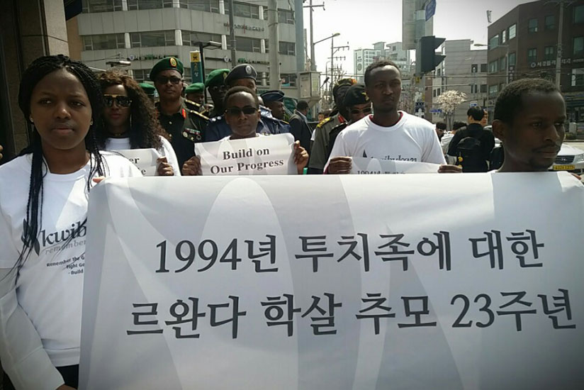 A big number of people participated in a Walk to Remember in South Korea. / Courtesy