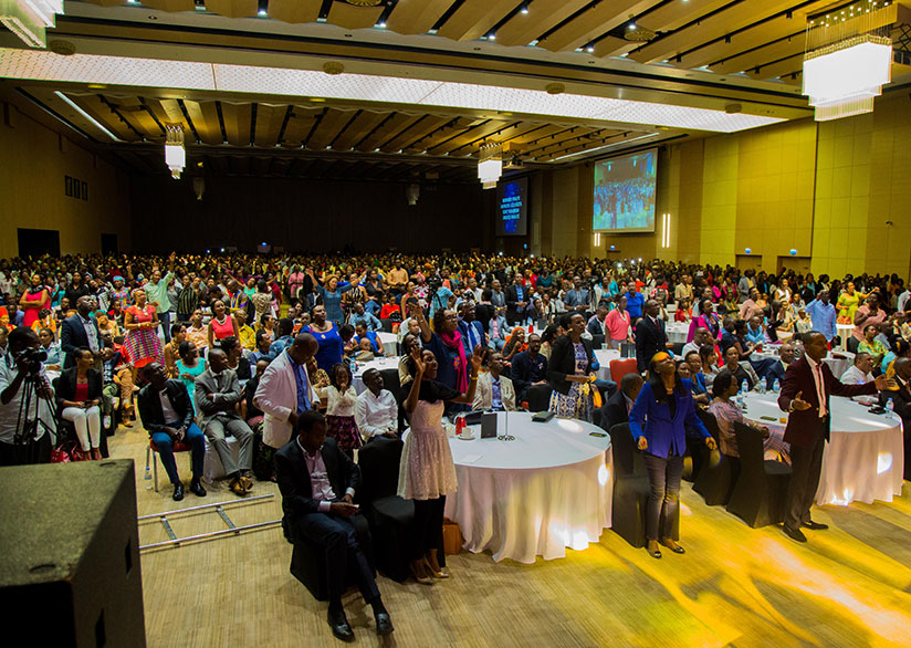 Bizimana's concert attracted hundreds of participants. / Faustin Niyigena