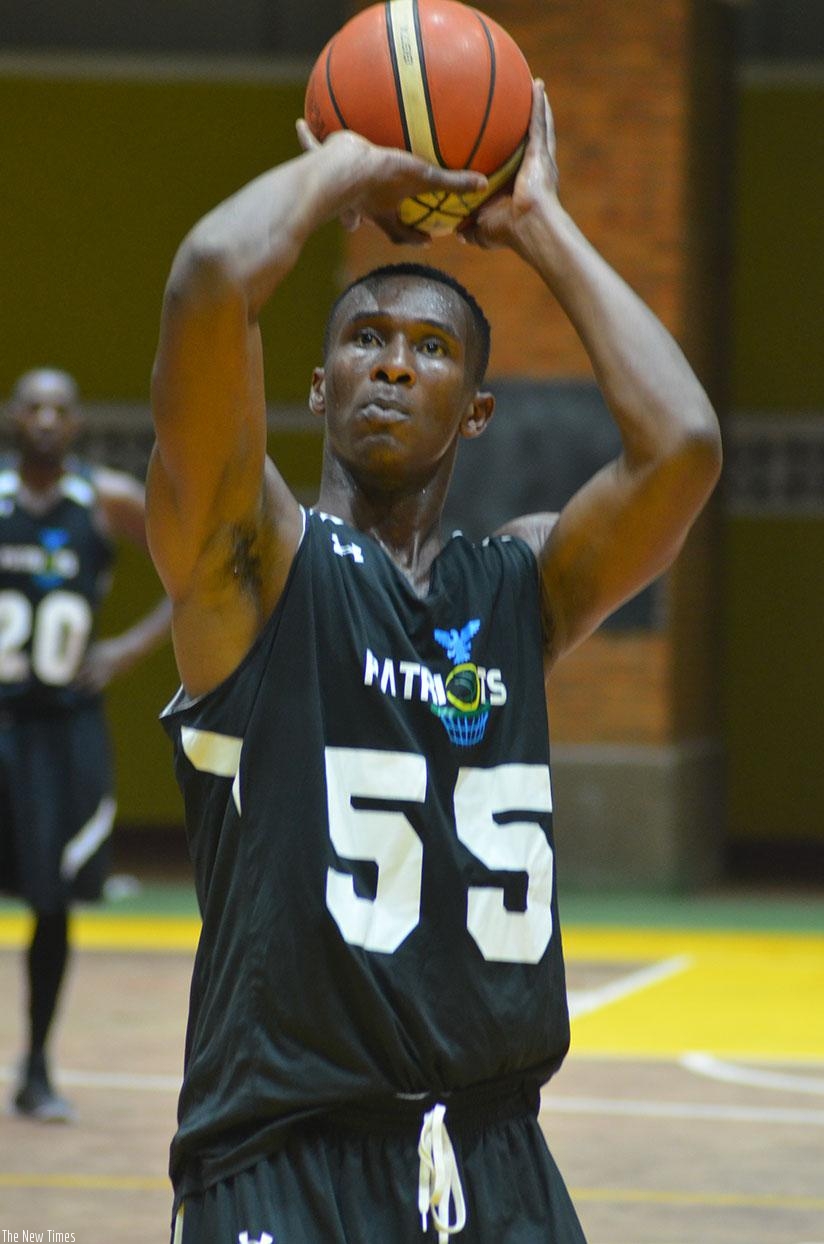 Elie Kaje finished with a game high 21 points in Patriots' 84-67 win over IPRC-Kigali. S. Ngendahimana