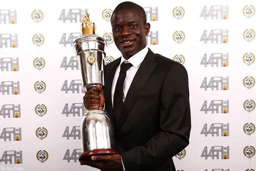 N'Golo Kante has been named PFA Player of the Year